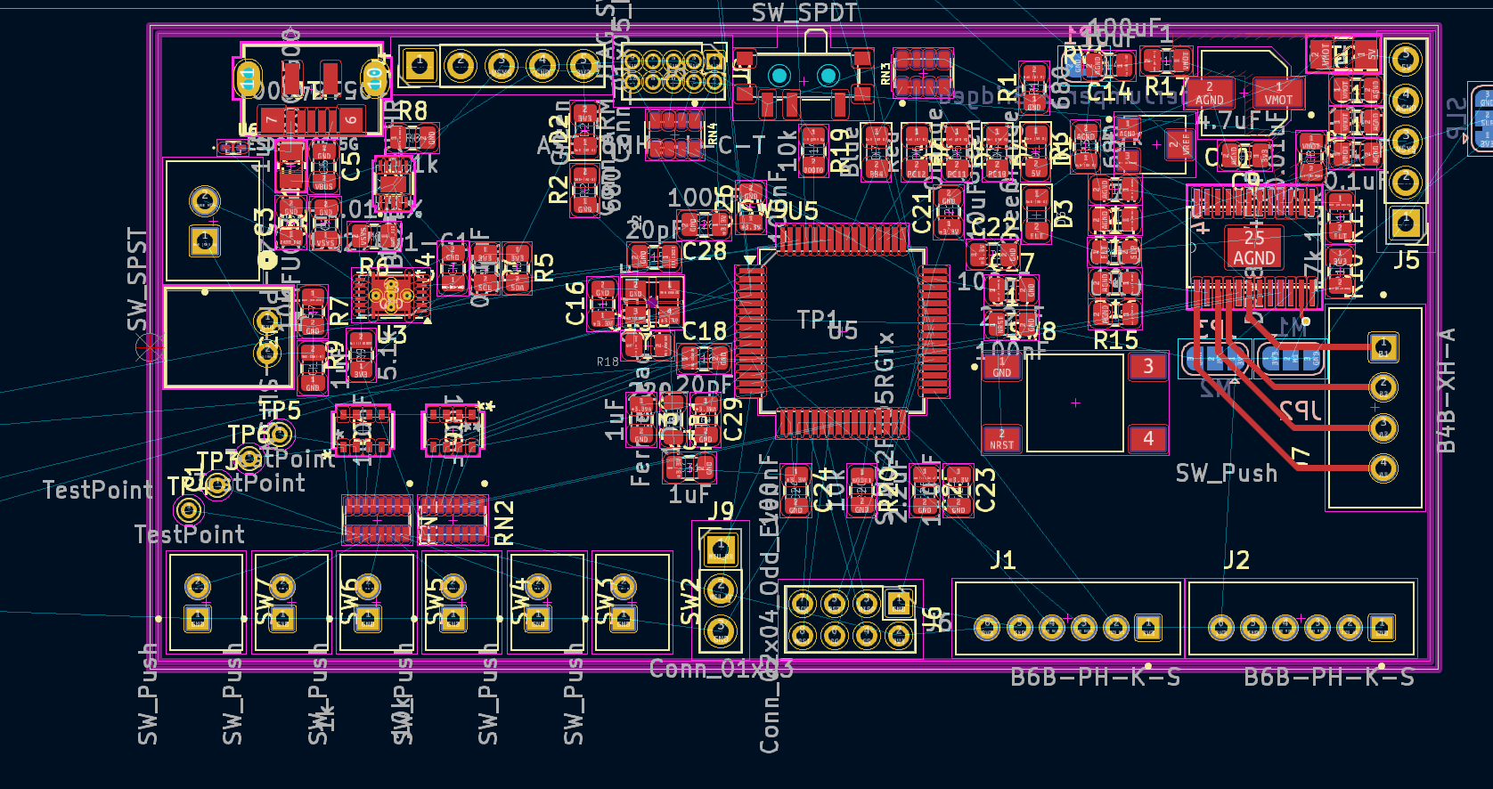 Improved component placement for routing